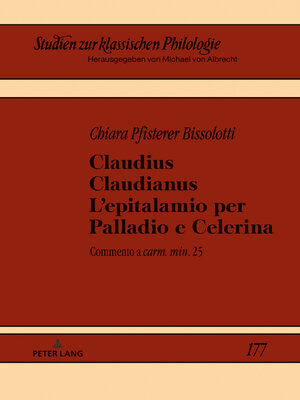 cover image of Claudius Claudianus. Lepitalamio per Palladio e Celerina